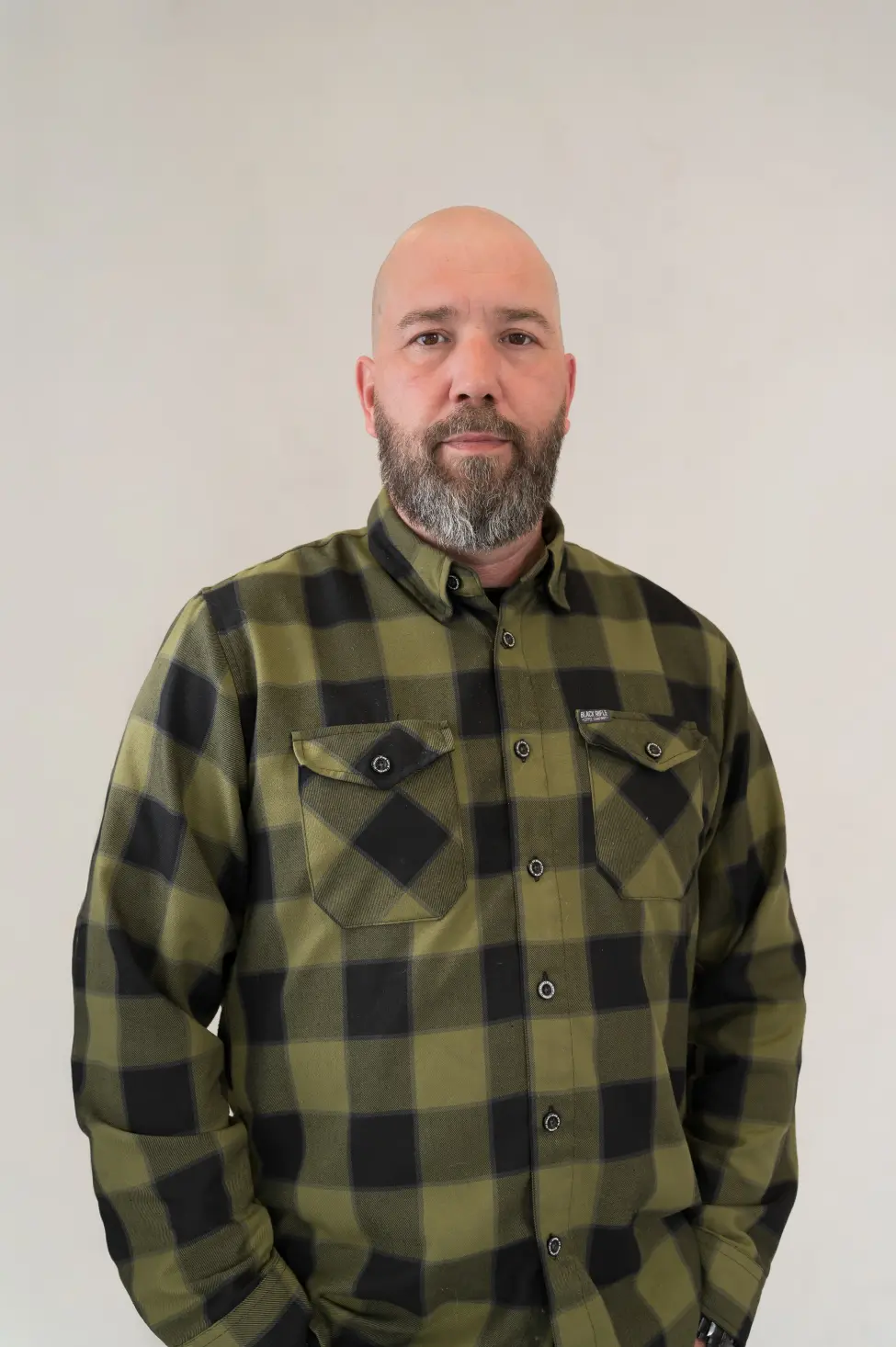 Ryan Nagy, founder and CEO of Canstrux, on a Calgary construction site